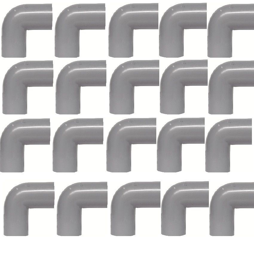 Bộ 10 co trơn nhựa PVC cao cấp phy 21 chuyên dùng cho hệ thống nước sinh hoạt, hệ thống tưới cây tự động