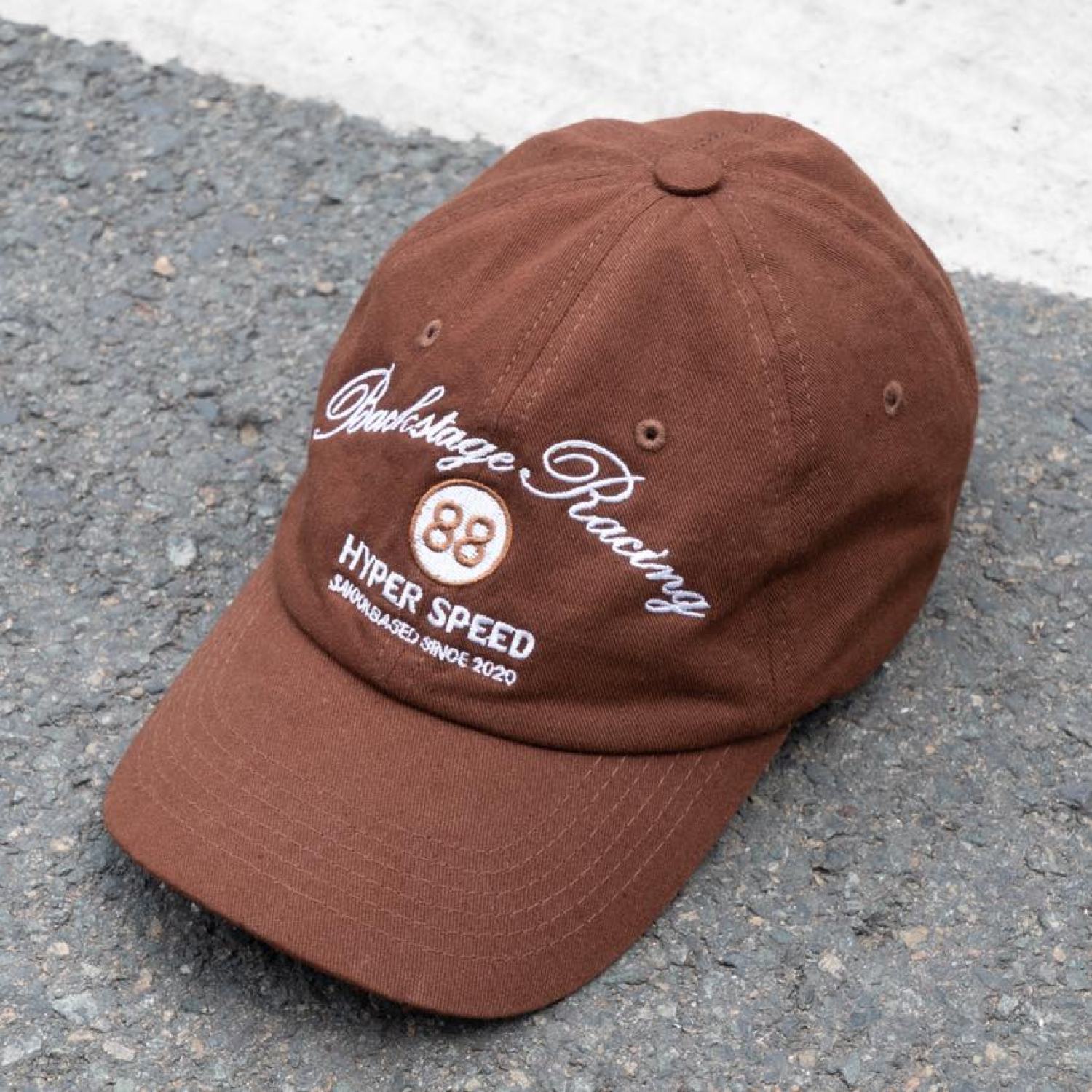 Mũ lưỡi trai chất liệu kaki Backstage88 Racing Cap
