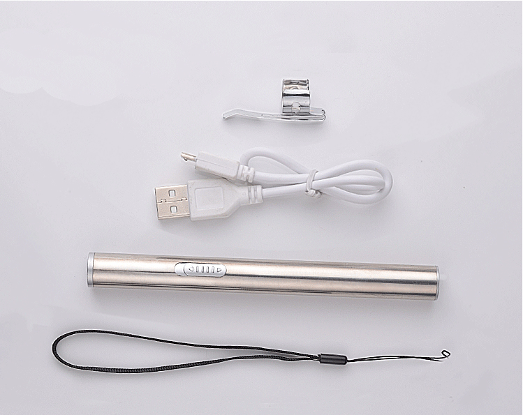 Đèn pin mini siêu sáng sạc điện tiện lợi ánh sáng trắng