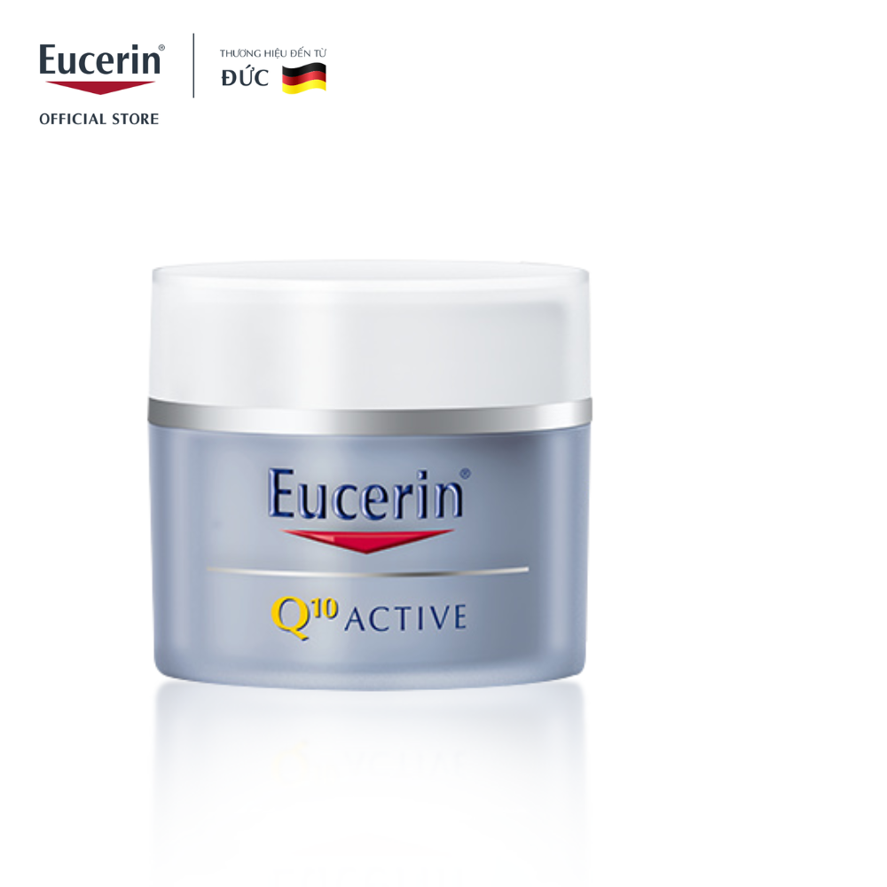 Kem dưỡng ngăn ngừa lão hóa ban đêm Eucerin Q10 Active Night Care 50ml