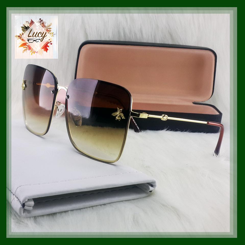 Kính mát nữ hàng cao cấp - Đủ hộp đựng kính và khăn lau kính