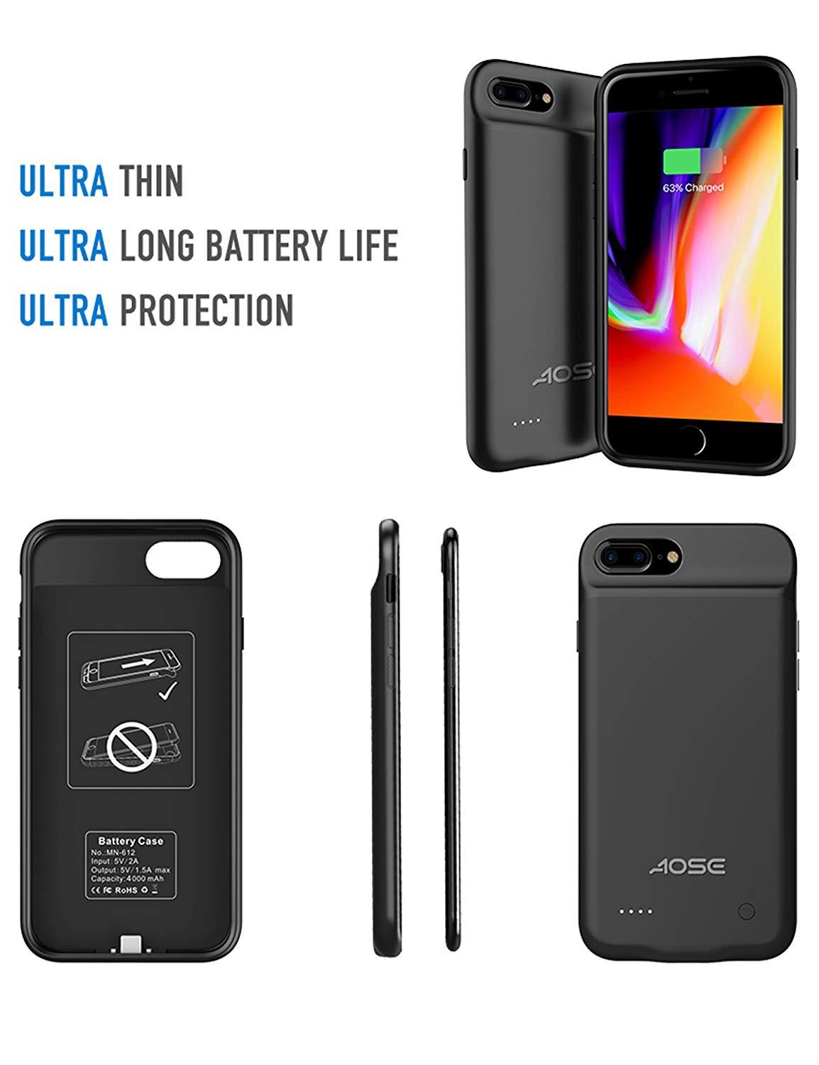 Case pin dự phòng iphone 8/7/6 plus - 4000mah