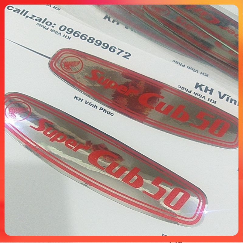 Tem cúp 50 ( 2 mảnh) _màu đỏ