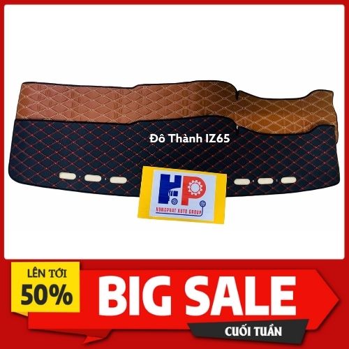 [HCM]Thảm taplo chống nắng xe tải Đô Thành IZ65 da cacbon xịn sò