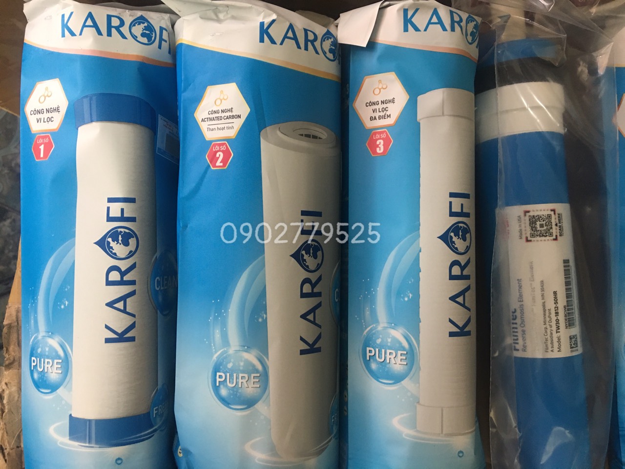 Bộ 8 Iõi lọc nước karofi