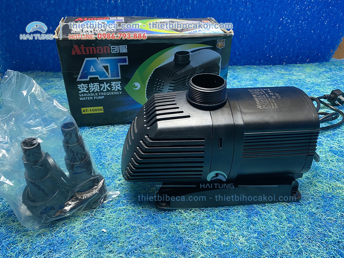Máy bơm nước bể cá Atman AT 5000-6000-8000-10000. Bơm lọc cấp nước, bơm đầy dành cho hồ Koi