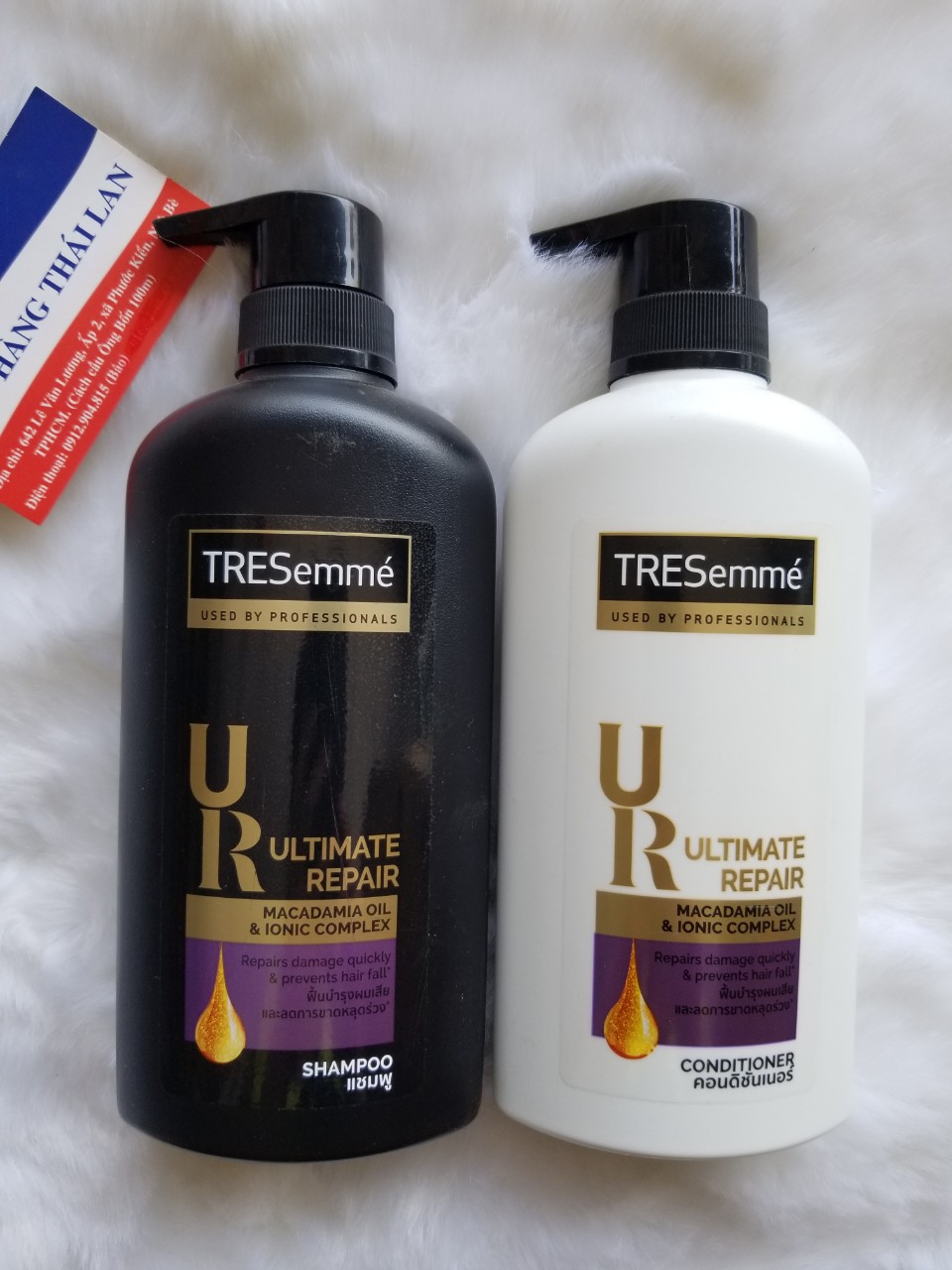 [HCM]Combo dầu gội và dầu xả Tresemme Thái Lan 450ml- màu đen