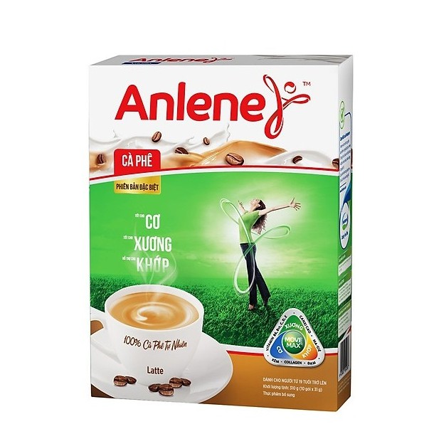 Sữa bột anlene cà phê hộp 310gr