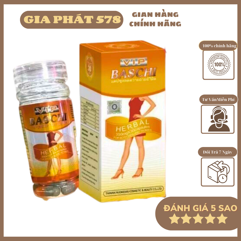 Giảm cân baschi vàng cam - chuẩn thái lan