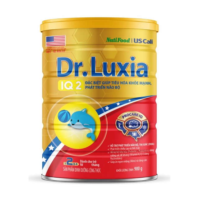 Sữa DR.LUXIA IQ 2 900g (cho trẻ từ 6-12 tháng)