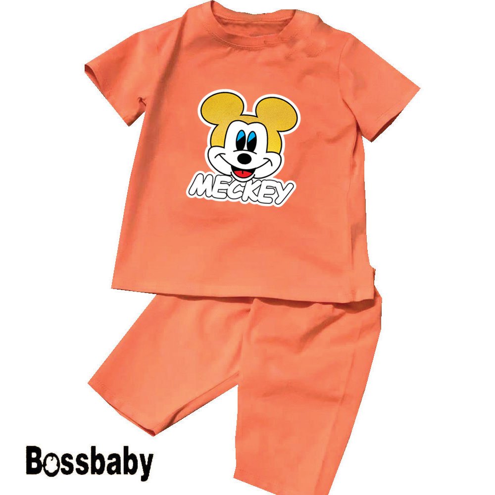 Bộ đồ bé gái mettky ánh vàng cho bé từ 6kg-29kg.BDBG20.