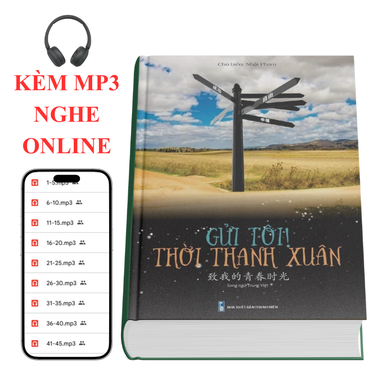 Book - Send Me the Bilingual Chinese-Vietnamese Book of Youth with Pinyin - Mp3 Included for Online Listening