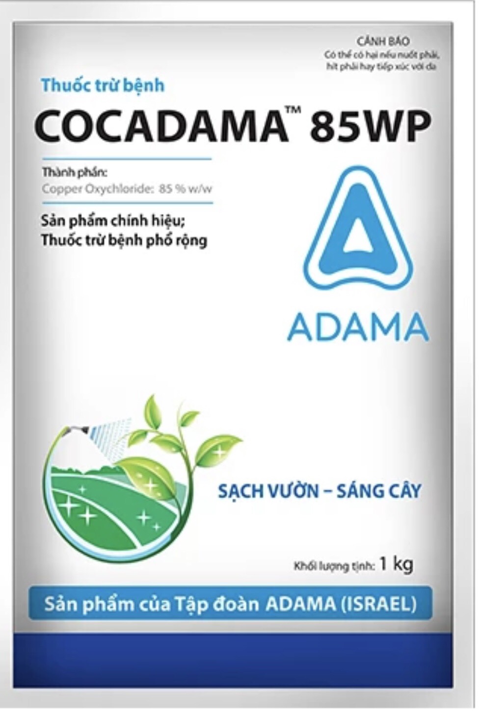 Sản phẩm trừ nấm và vi khuẩn hại cây trồng Cocadama 85WP