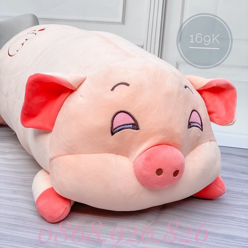Gấu bông heo sữa phê cần size 1m siêu đáng yêuuuuu
