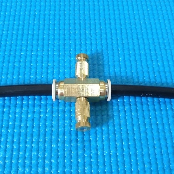 Combo 2 bộ đế đồng 2 hướng kèm béc phun sương tưới lan số 4, 5, 6 hoặc béc số 8