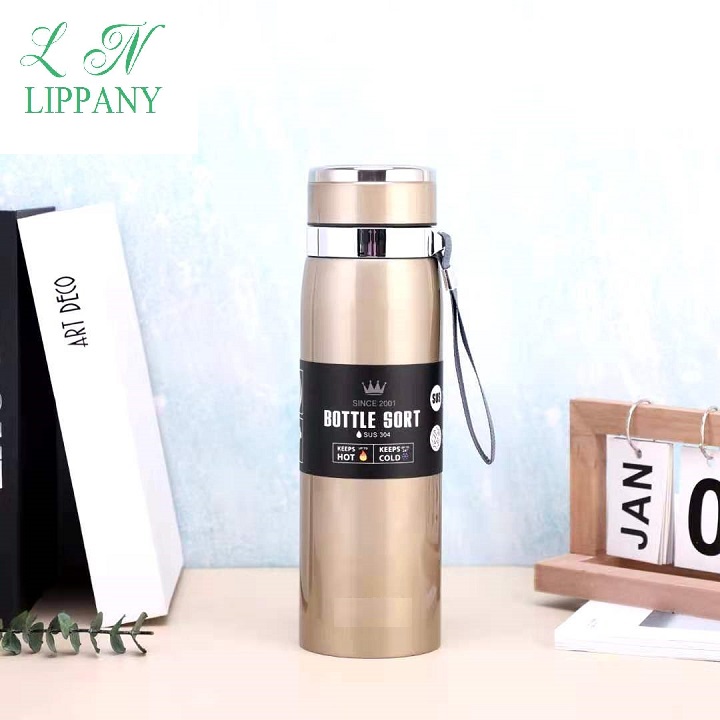 Bình giữ nhiệt lõi inox cao cấp 1000ml, giữ lạnh lâu đến 12h