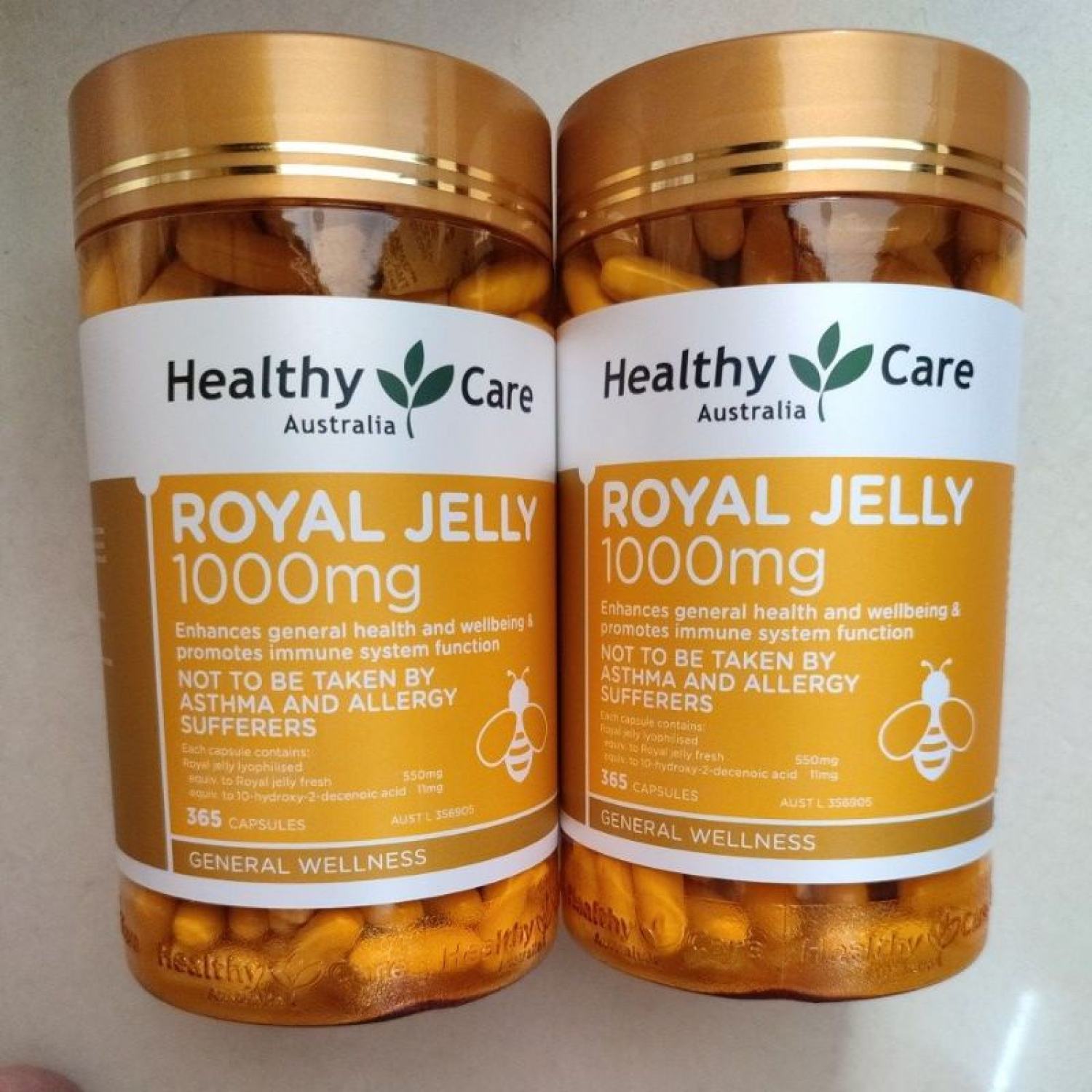 Date 2024-Sữa Ong Chúa Healthy Care Royal Jelly 1000MG 365 viên