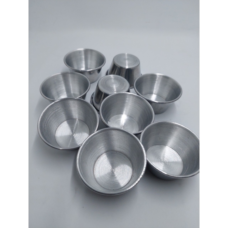 50 - 100 khuôn cupcake nhôm số 5, kích thước miệng 5.3 cm x đáy 3.5 cm x cao 2.5 cm