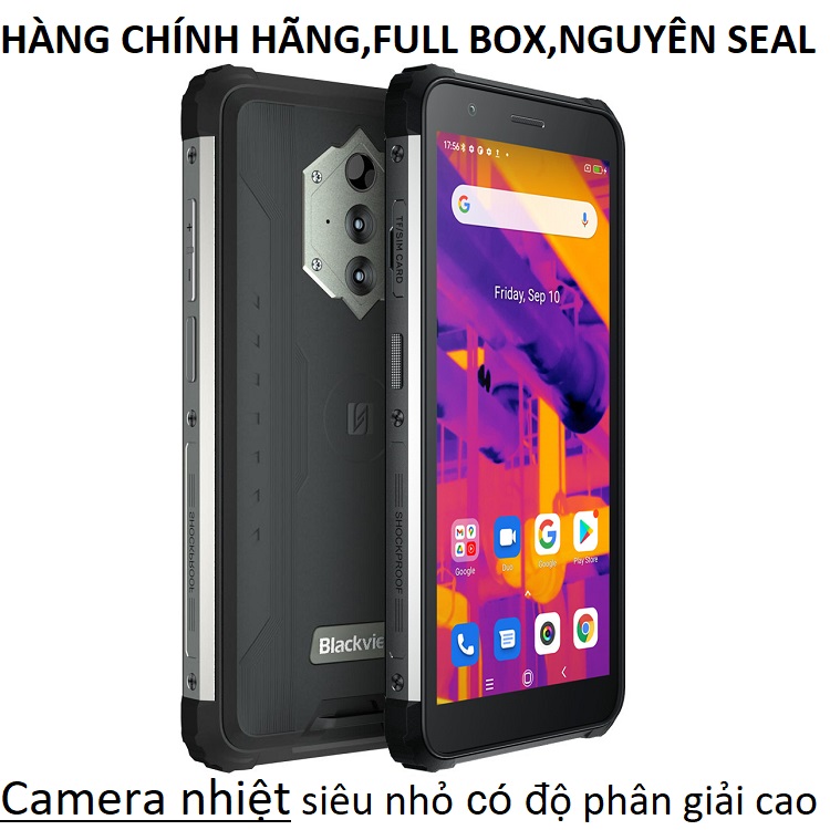 Điện thoại blackview bv6600 pro (camera nhiệt , camera flir,chống sốc,chống nước,pin khủng,pin 8580 mah,ram 4gb,rom 64gb)
