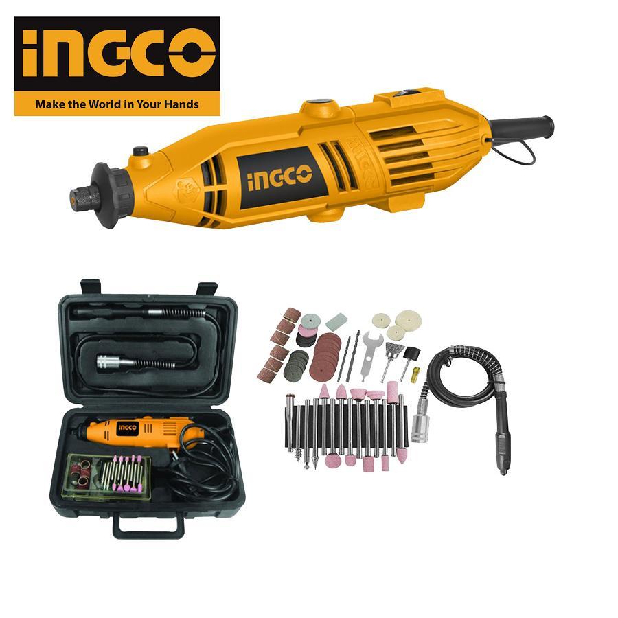 3.2mm bộ máy khoan, mài đa năng mini 130w ingco mg1309