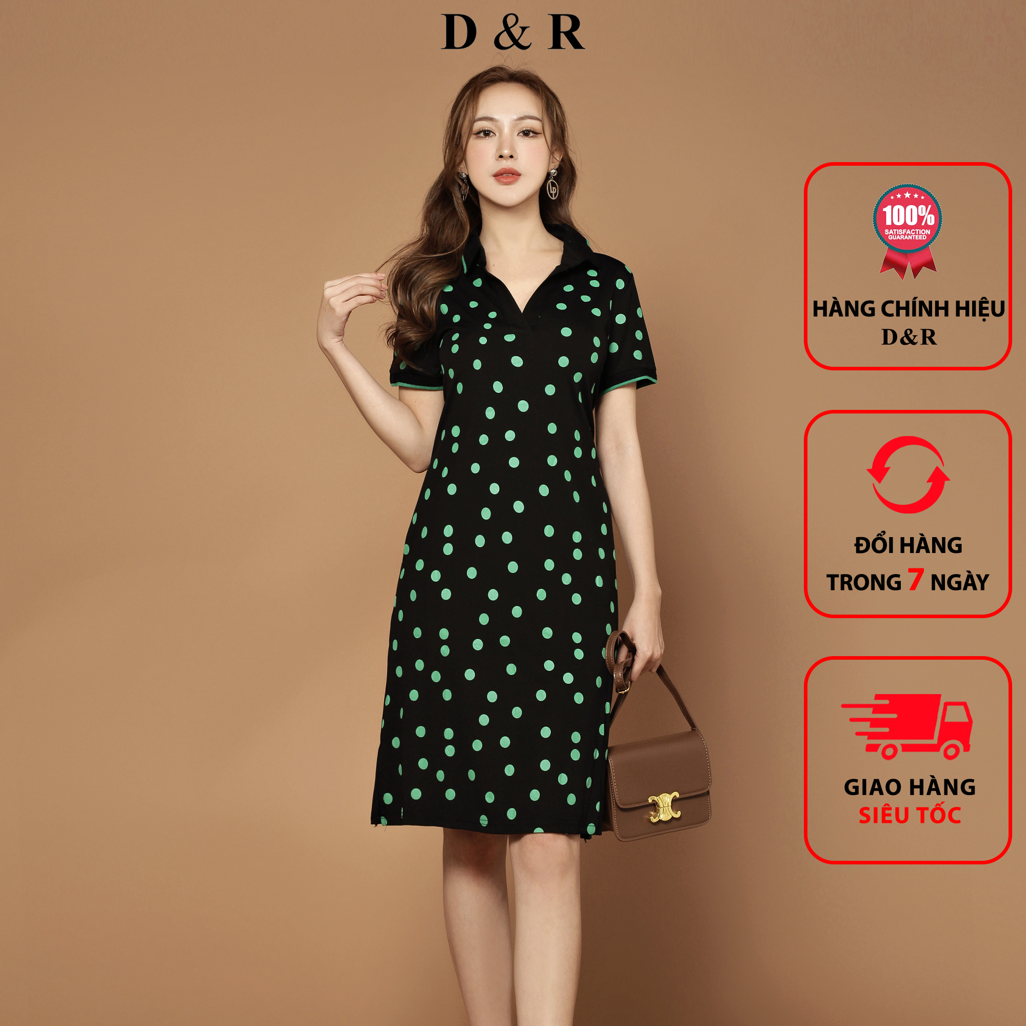 Đầm polo suông bigsize d&r fashion d22016