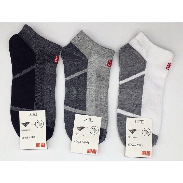 Set 3 đôi tất cổ ngắn - cổ dài Uni