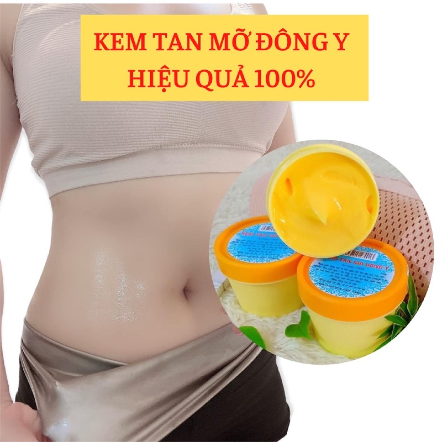 Kem tan mỡ đông y giảm mỡ bụng sau sinh tinh chất nghệ, gừng- saoshop