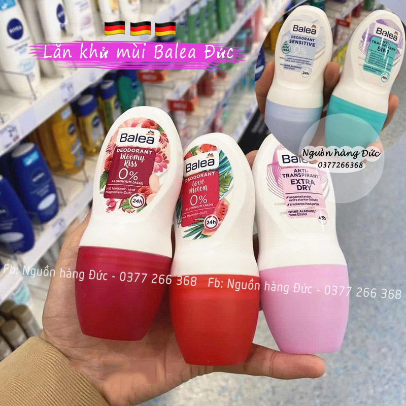 LĂN KHỬ MÙI BALEA ĐỨC MẪU MỚI NGĂN MÙI HẠN CHẾ MỒ HÔI- HÀNG XÁCH TAY ĐỨC - NGUỒN HÀNG ĐỨC - LĂN NÁCH