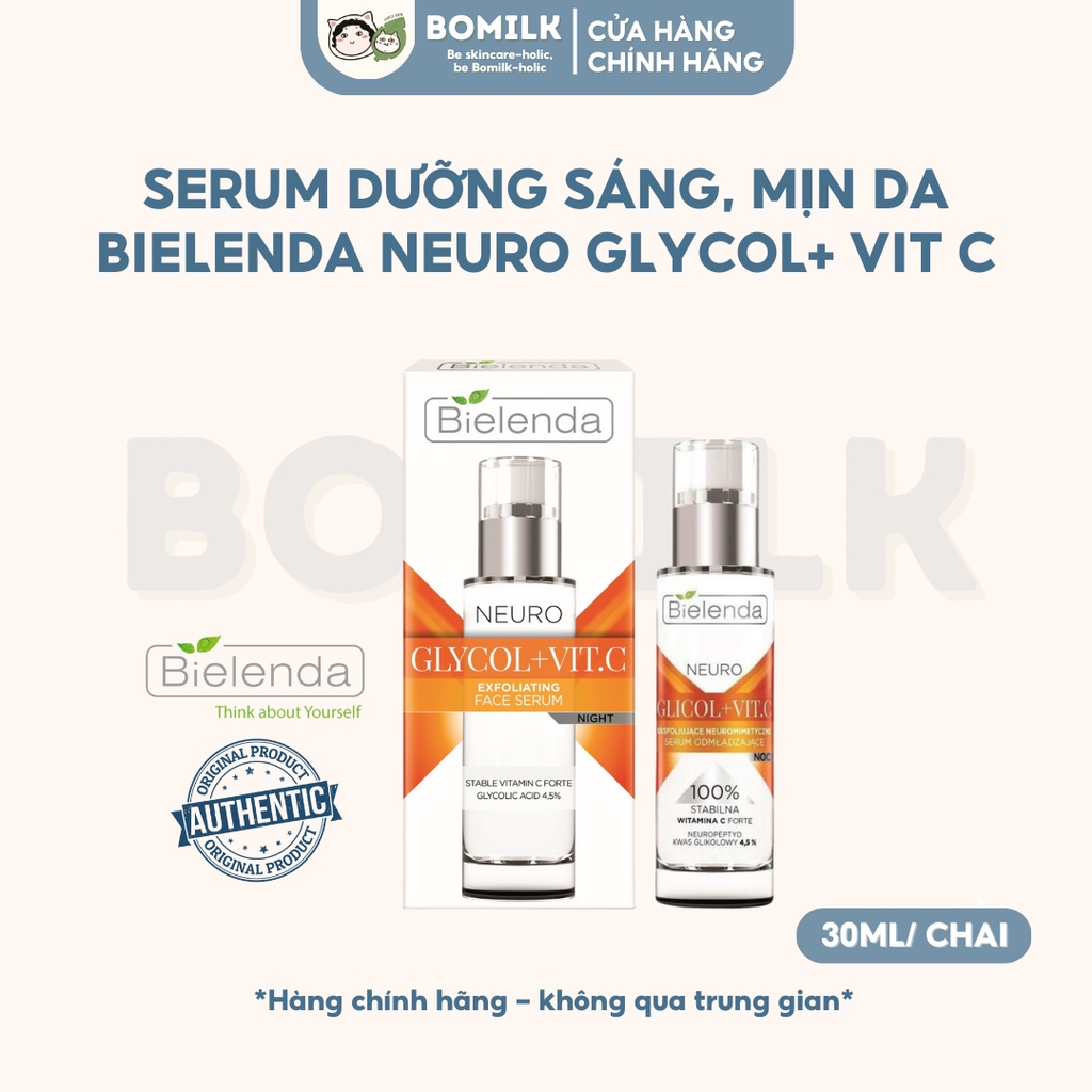 (DATE 12/24) Serum Bielenda dưỡng trắng & mịn da Neuro Glycol VitC