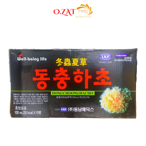 60 chai nước đông trùng hạ thảo hàn quốc