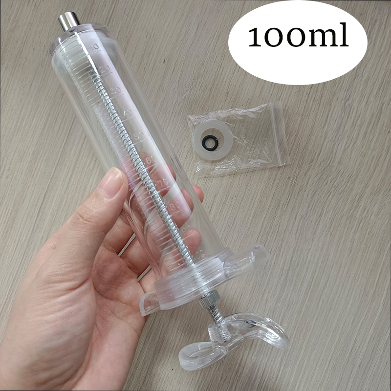 100ml xilanh make bơm tiêm thú y dành cho chăn nuôi dùng để xi lanh ống tiêm gia súc, gia cầm, chó, mèo