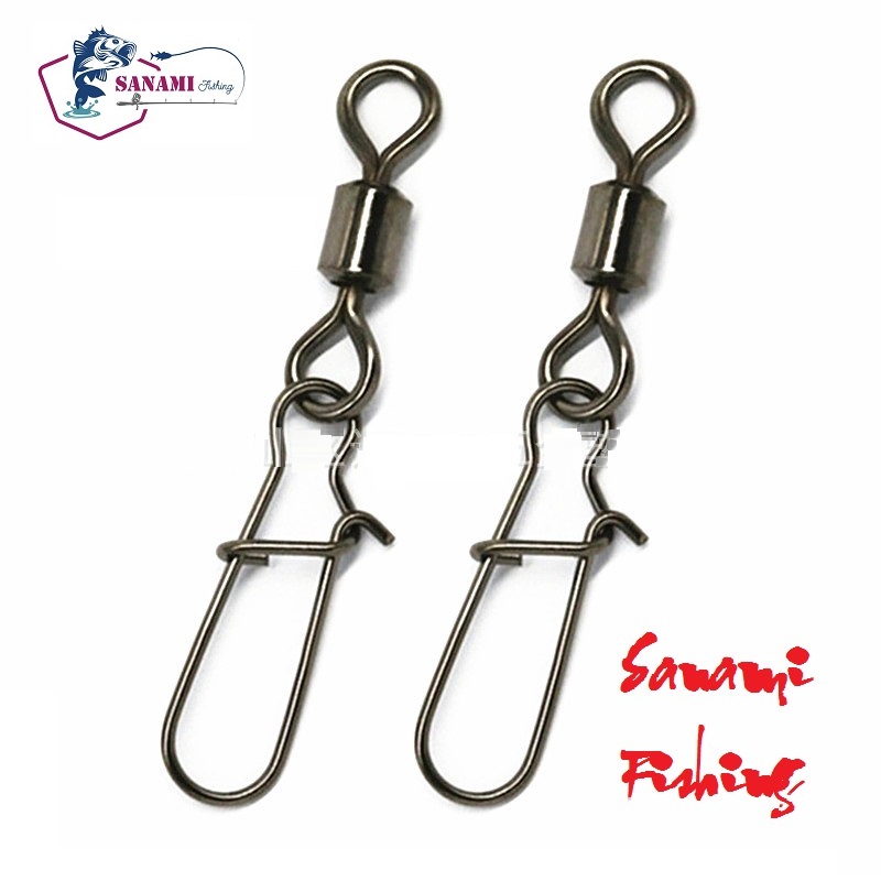 Khóa link Câu Cá Chữ U Chống Xoắn Cao cấp Thép Đen siêu Chịu Lực Khóa linh câu cá, mà ní giá rẻ - Sanami Fishing ma ní buộc trục, ma ní xoay, ma ní câu đài , chân cắm phao câu đài