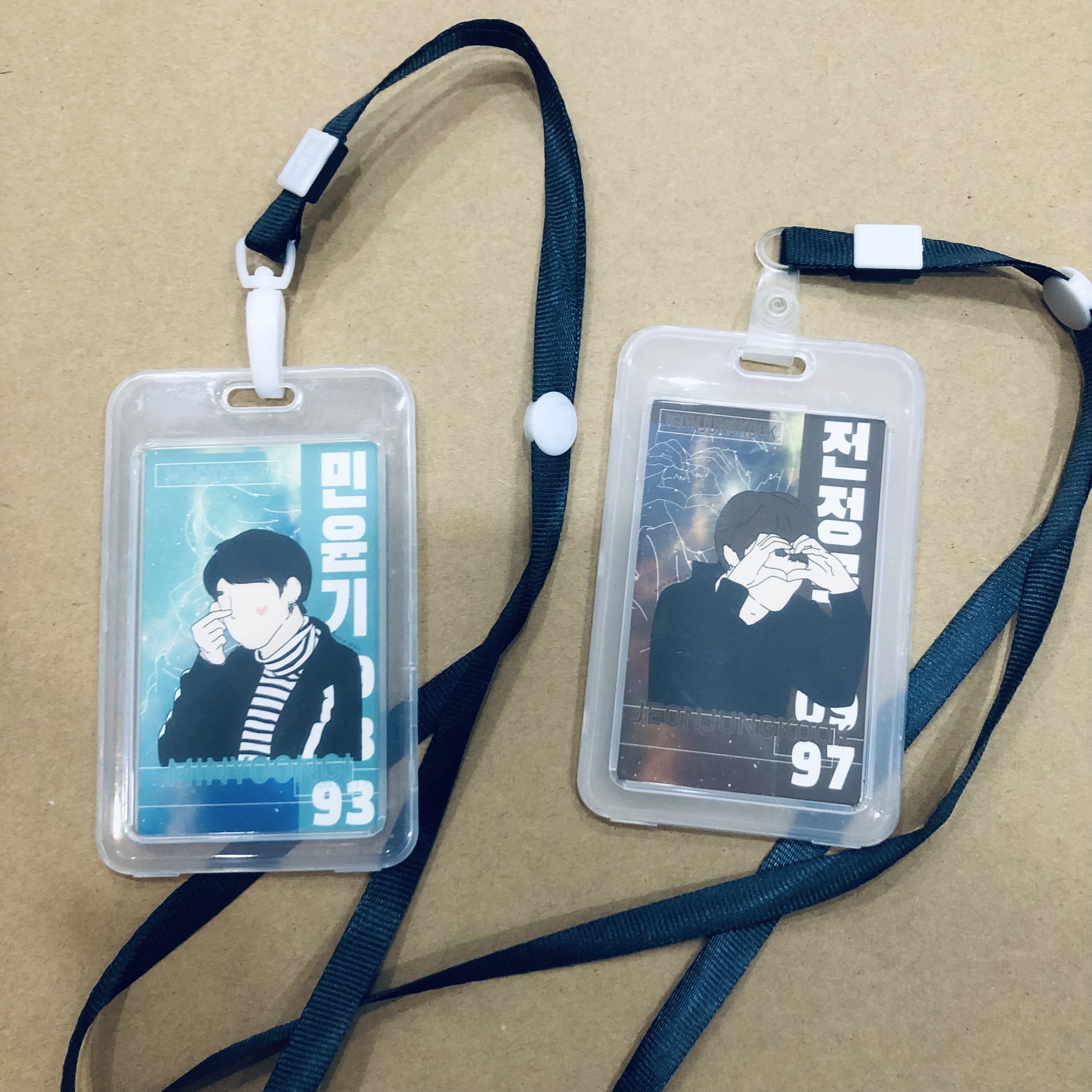 Thẻ đeo bảng tên nhựa dẻo trong suốt KAS - KPOP ALL STARS