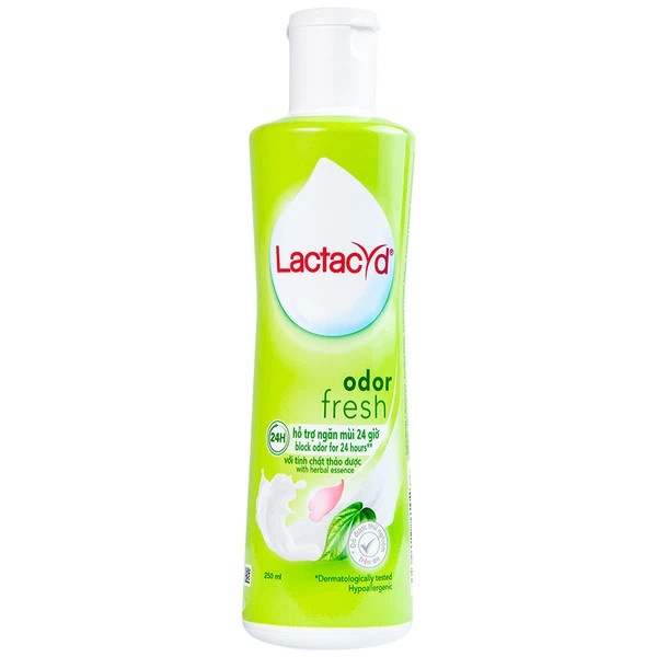 250ml - Dung Dịch Vệ Sinh Phụ nữ Lactacyd Odor Fresh Ngăn Mùi 24H