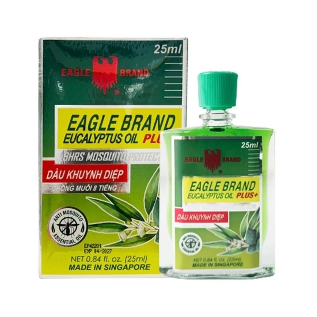 Dầu Khuynh Diệp Con Ó Singapore Chống Muỗi Eagle Brand Eucalyptus Oil Plus