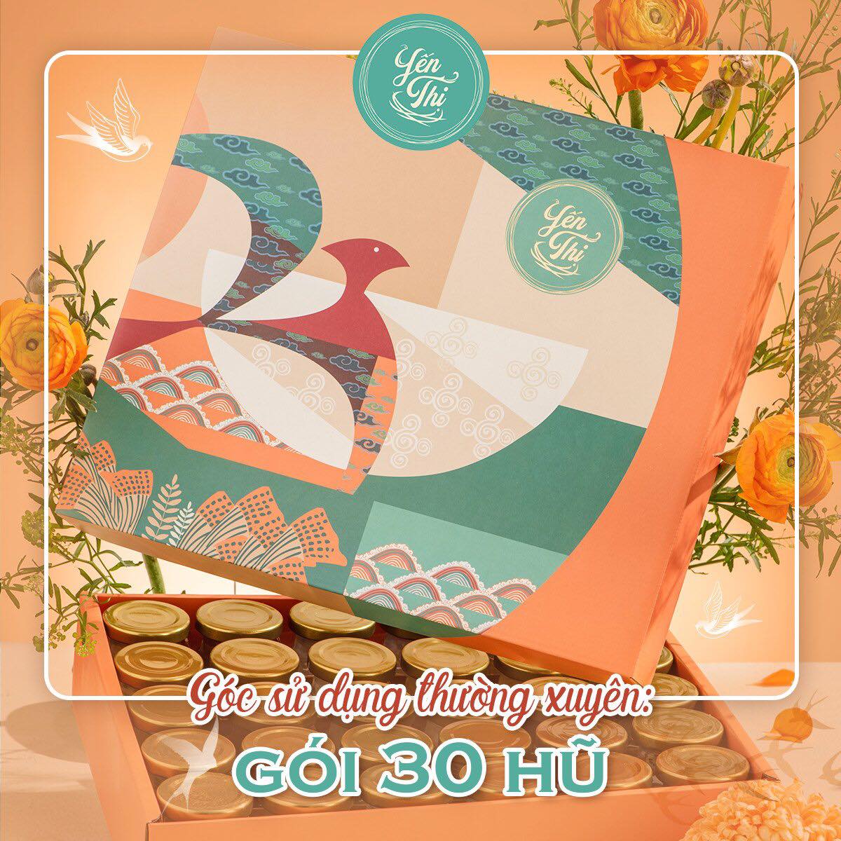 Gói tiết kiệm 30 hũ yến chưng sẵn Yến Thị _Yến sào
