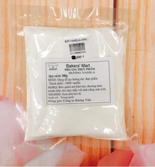 Bột hương Vanila 100gr