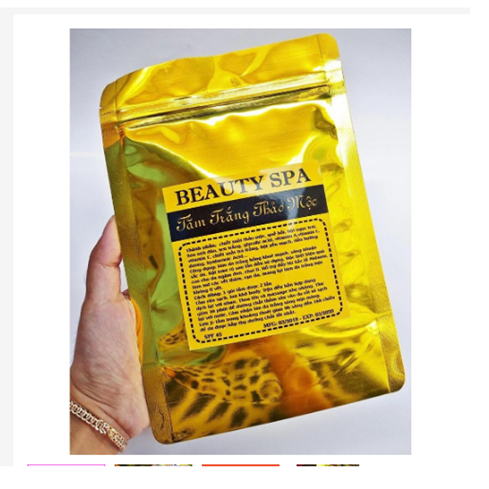 [Hàng Chuẩn] [Kích sáng] Tắm thảo mộc Beauty spa HD 100g ( kích sáng  - Hàng công ty - cúp vàng chất lượng)