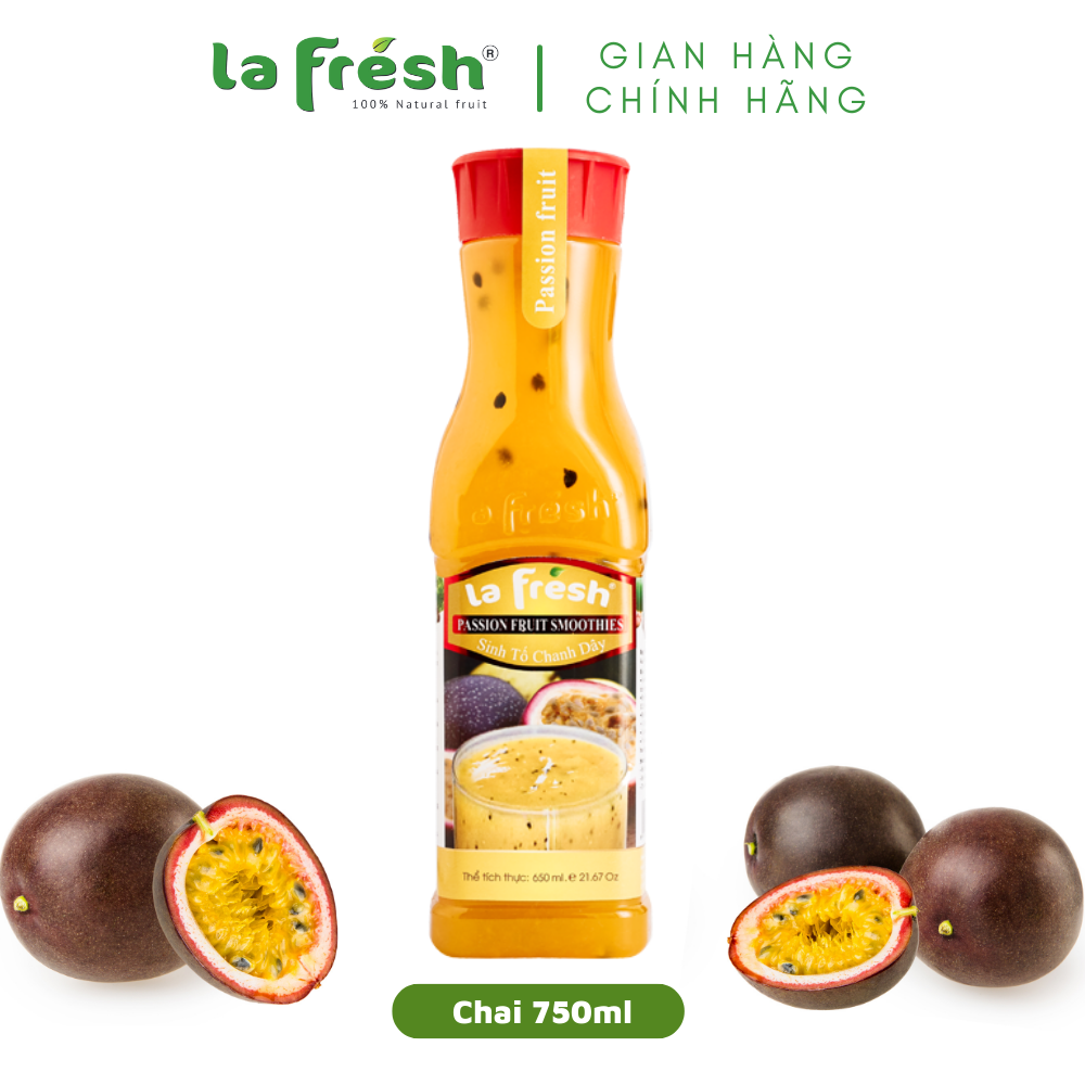 Sinh tố chanh dây lafresh đà lạt 750ml