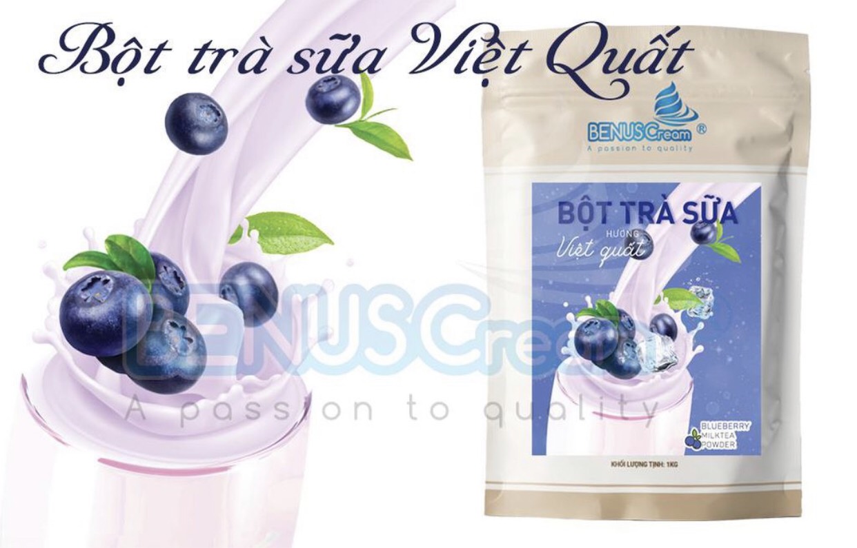 Bột Làm Trà Sữa Cao Cấp Việt Quất