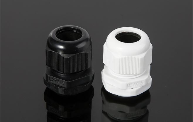 Bộ 5 Ốc Siết Cáp PP, Đầu Siết Cáp, Phụ Kiện Điện Nước, Cable Gland, Vòng Bít Cáp Chống Nước