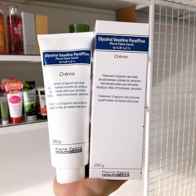 Kem nẻ Dexeryl nẻ chàm Glycerol Vaseline Paraffine Creme (250g) Pháp dưỡng ẩm giúp da không khô rát,