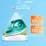 Bàn Ủi Hơi Nước Philips DST3030/70-Công Suất 2400W-Hơi Phun Mạnh Mẽ Ủi Phẳng Mọi Nếp Nhăn-Hàng Phân Phối Chính Hãng