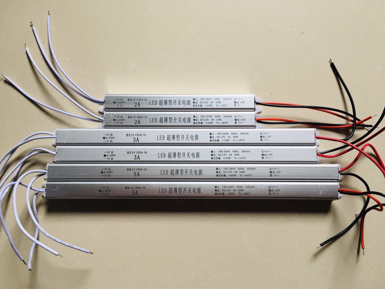 Nguồn đũa 12v 5a, 12v 3a, 12v 2a dùng cho led