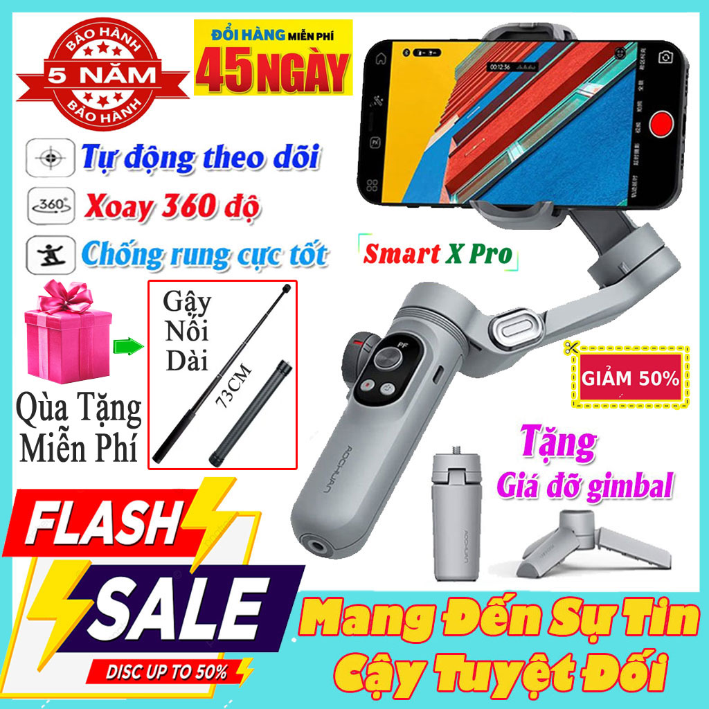 Tay cầm chống rung cho điên t Gimbal Axis S5B loại tốt Gậy chụp ảnh quay phim chống rung hỗ trợ quay video chuyển động cho livestreamer vloger Kết nối bluetooth rẻ hơn gimball F5 F8 X Pro