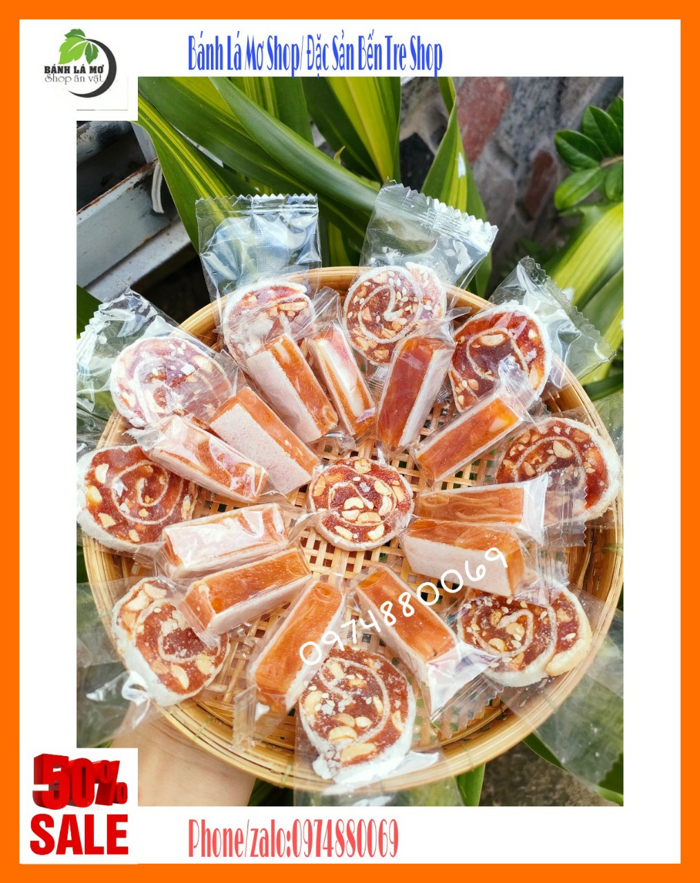 {FREESHIP}500GR KẸO KHÓM MÍT DỪA NON MIX VỊ ( KHÓM MÍT DỪA NON+ KHÓM CUỘN) -BÁNH LÁ MƠ SHOP