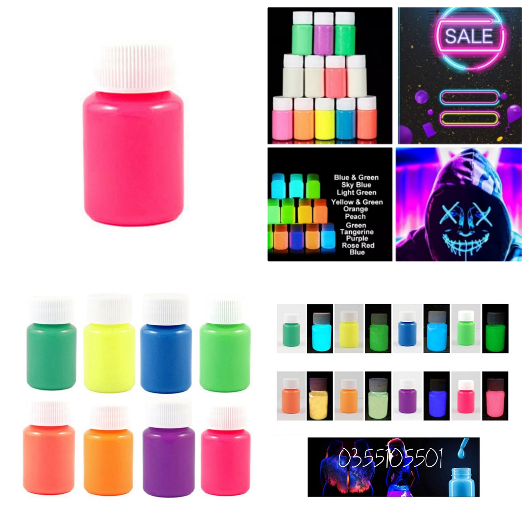 Combo 3 lọ sơn dạ quang arcykic phát sáng