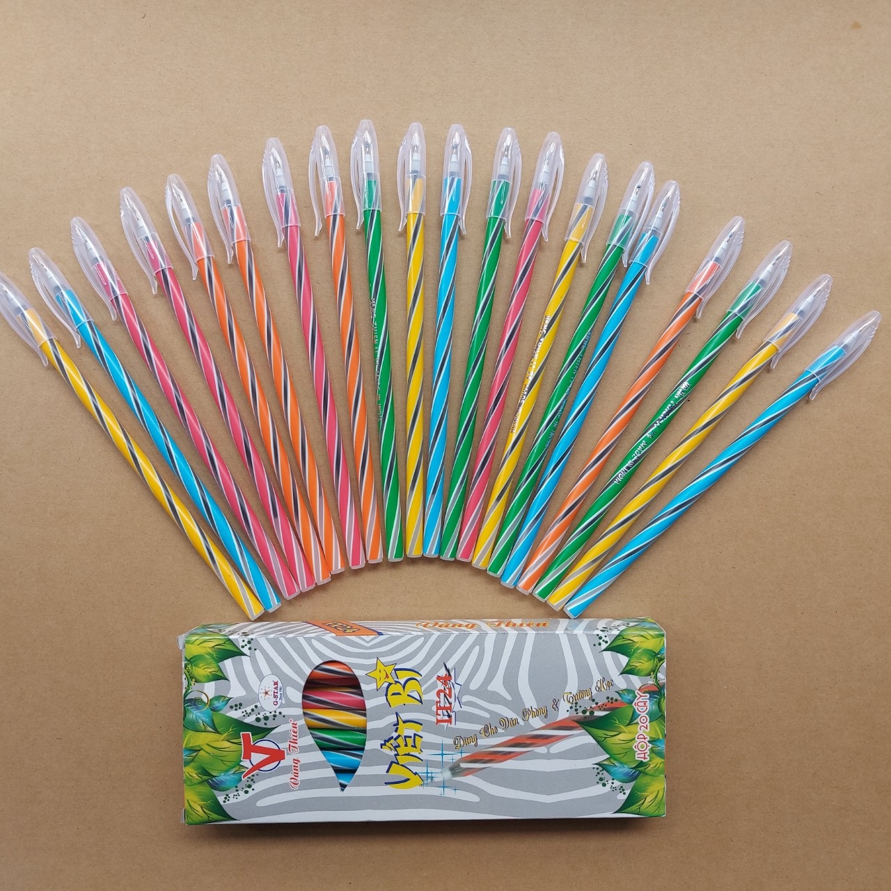 Bút bi nến dài 01hộp/20cây(IT24) - Mực Xanh