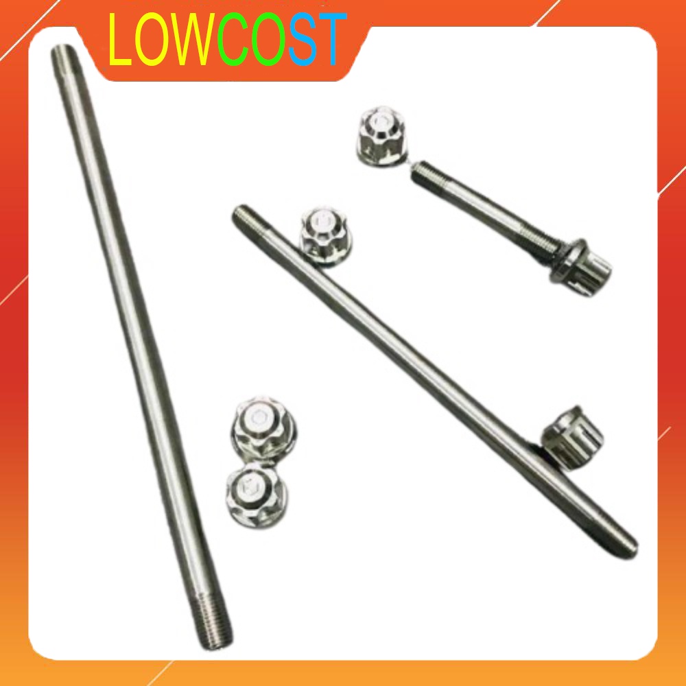Bộ Cốt Trước Sau, Cốt Phuộc Giữa Inox Salaya Kèm Tán Gắn Cho Exciterr 135