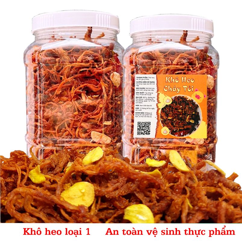500g khô heo cháy tỏi loại ngon mtfood